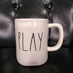 Rae Dunn Artisan Collection by Magenta Orange Interior PLAY Coffee Mug